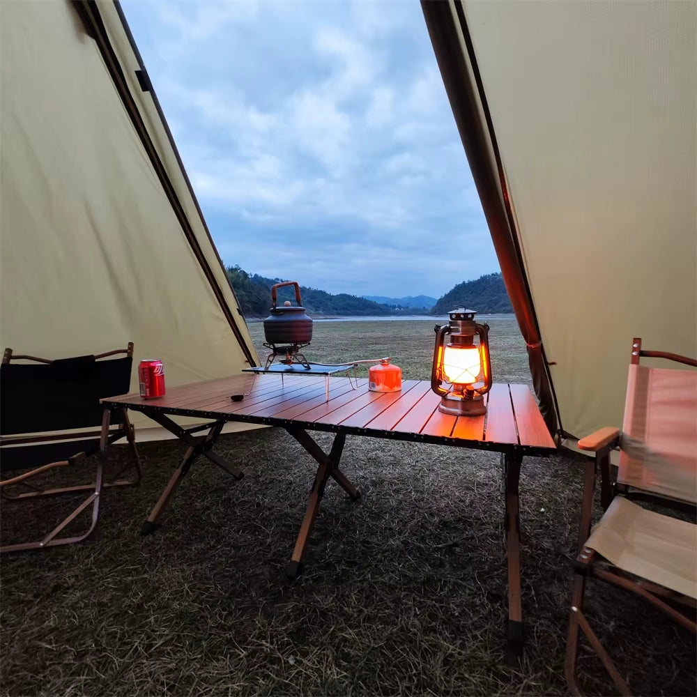 🔥 500PRO Tipi Hot Zelt – Großzügiges, feuerhemmendes Tipi-Zelt für bis zu 8 Personen