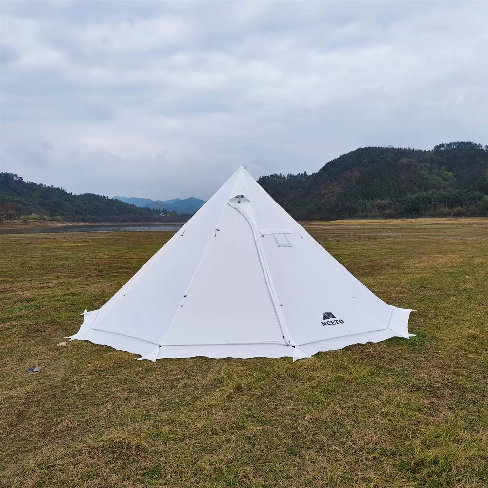 🔥 500PRO Tipi Hot Zelt – Großzügiges, feuerhemmendes Tipi-Zelt für bis zu 8 Personen